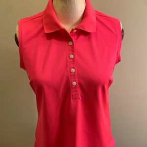 Nike sleeveless golf polo